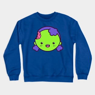 Kawaii Cute Zombie Girl Cartoon Crewneck Sweatshirt